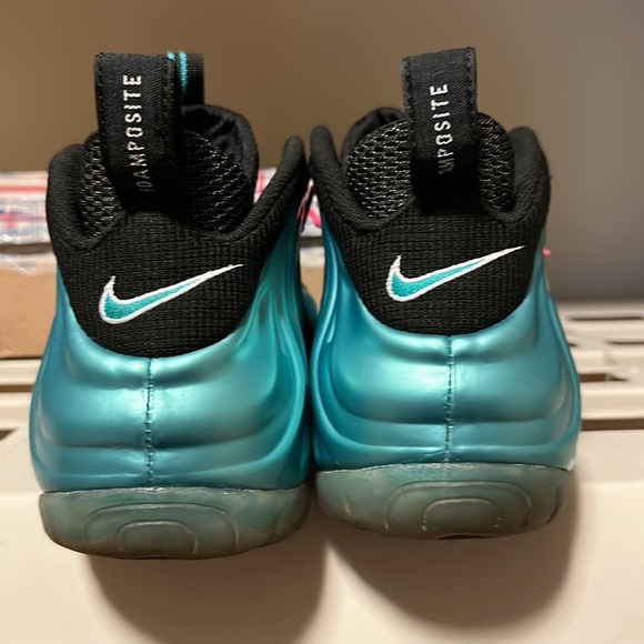 Nike Air Foamposite Pro South Beach Sz 10.5 Electric Blue 2011 main image 4